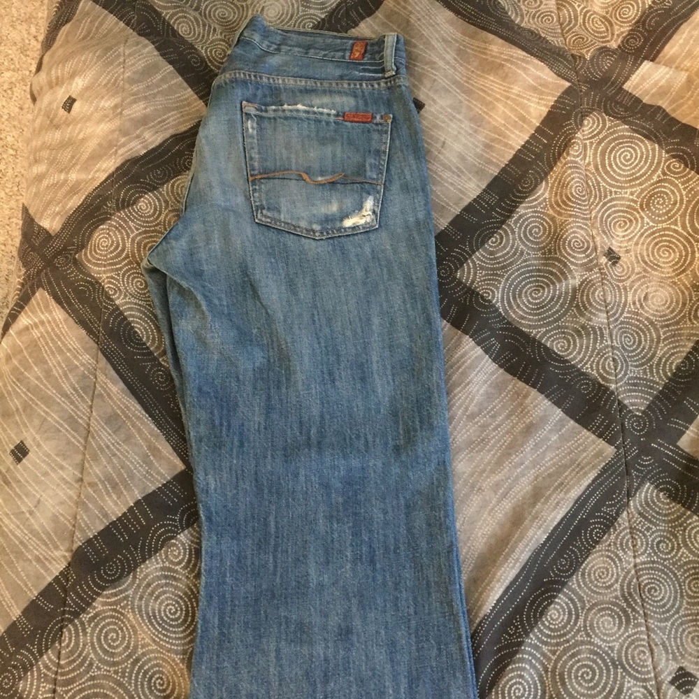 7 for all mankind men’s jeans relaxed fit size 32
